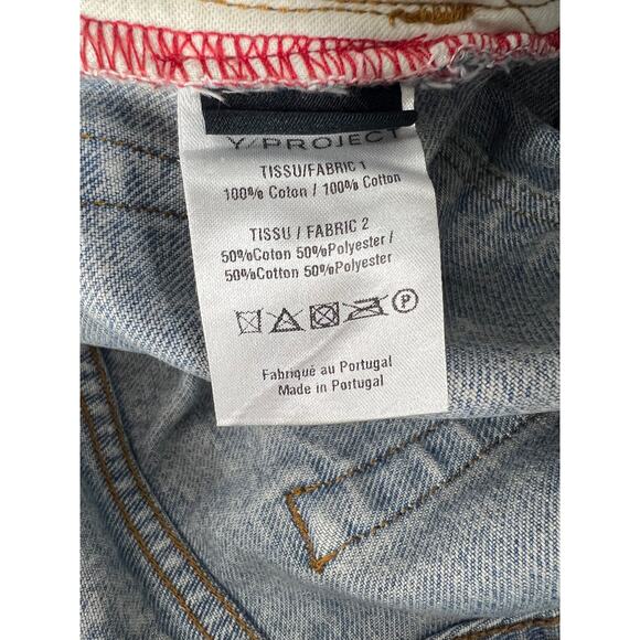 Y/PROJECT Cutout Rhinestone Skinny - Picture 12 of 16